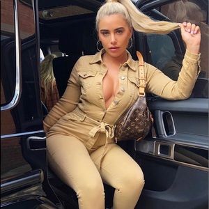 Button Up Jumpsuit